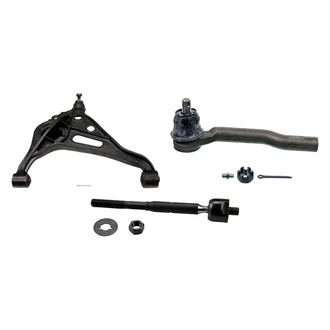 MOOG® - Front Passenger Side Lower Control Arm with Ball Joint and Tie Rod End Kit