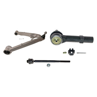 MOOG® - Front Passenger Side Lower Control Arm with Ball Joint and Tie Rod End Kit