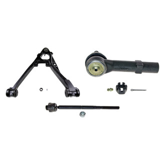 MOOG® - Front Passenger Side Lower Control Arm with Ball Joint and Tie Rod End Kit