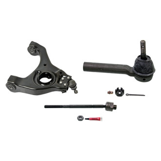 MOOG® - Front Passenger Side Lower Control Arm with Ball Joint and Tie Rod End Kit