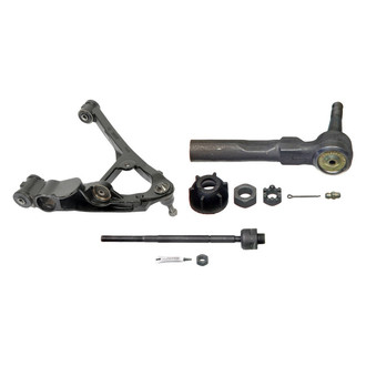 MOOG® - Front Passenger Side Lower Control Arm with Ball Joint and Tie Rod End Kit