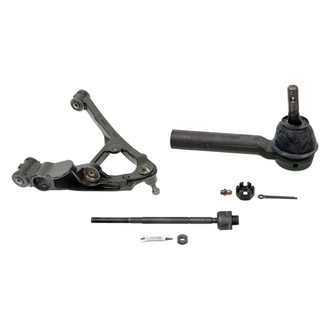 MOOG® - Front Passenger Side Lower Control Arm with Ball Joint and Tie Rod End Kit