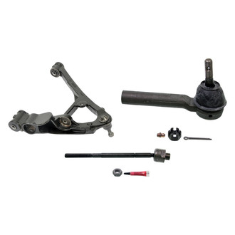 MOOG® - Front Passenger Side Lower Control Arm with Ball Joint and Tie Rod End Kit