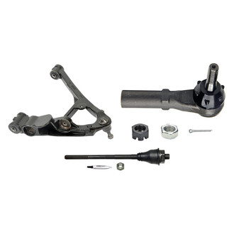 MOOG® - Front Passenger Side Lower Control Arm with Ball Joint and Tie Rod End Kit