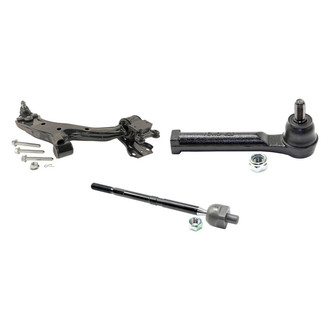 MOOG® - Front Passenger Side Lower Control Arm with Ball Joint and Tie Rod End Kit