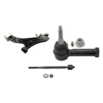 MOOG® - Front Passenger Side Lower Control Arm with Ball Joint and Tie Rod End Kit