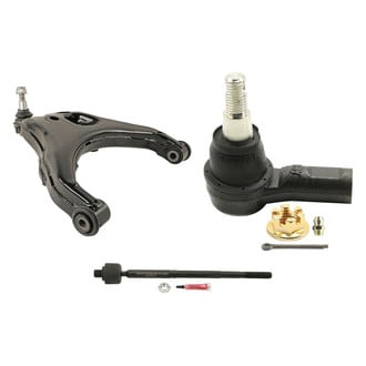 MOOG® - Front Passenger Side Lower Control Arm with Ball Joint and Tie Rod End Kit