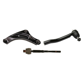 MOOG® - Front Passenger Side Lower Control Arm with Ball Joint and Tie Rod End Kit