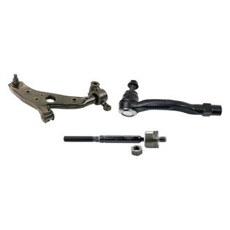 MOOG® - Front Passenger Side Lower Control Arm with Ball Joint and Tie Rod End Kit