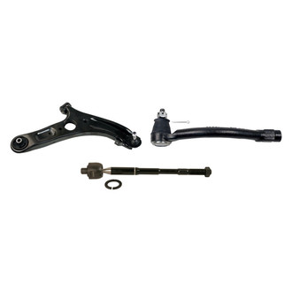 MOOG® - Front Passenger Side Lower Control Arm with Ball Joint and Tie Rod End Kit