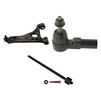 MOOG® - Front Passenger Side Lower Control Arm with Ball Joint and Tie Rod End Kit