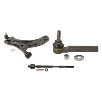 MOOG® - Front Passenger Side Lower Control Arm with Ball Joint and Tie Rod End Kit