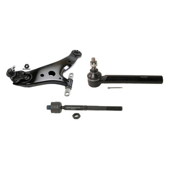 MOOG® - Front Passenger Side Lower Control Arm with Ball Joint and Tie Rod End Kit