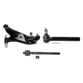 MOOG® - Front Passenger Side Lower Control Arm with Ball Joint and Tie Rod End Kit