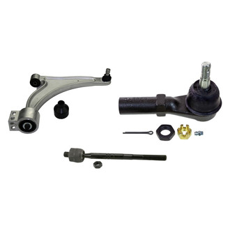 MOOG® - Front Passenger Side Lower Control Arm with Ball Joint and Tie Rod End Kit