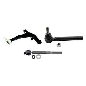 MOOG® - Front Passenger Side Lower Control Arm with Ball Joint and Tie Rod End Kit