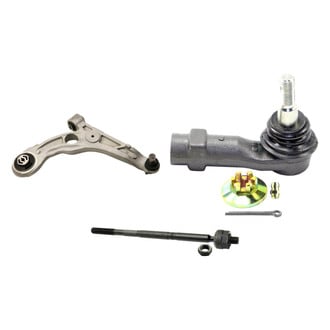 MOOG® - Front Passenger Side Lower Control Arm with Ball Joint and Tie Rod End Kit
