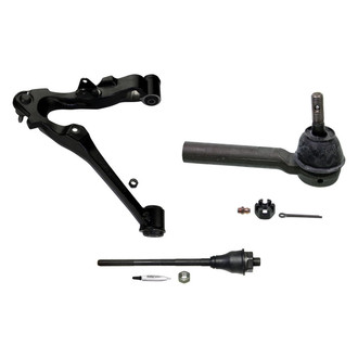 MOOG® - Front Passenger Side Lower Control Arm with Ball Joint and Tie Rod End Kit