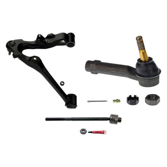MOOG® - Front Passenger Side Lower Control Arm with Ball Joint and Tie Rod End Kit