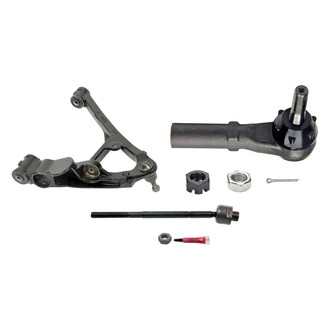 MOOG® - Front Passenger Side Lower Control Arm with Ball Joint and Tie Rod End Kit