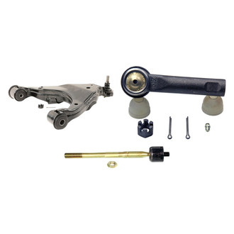 MOOG® - Front Passenger Side Lower Control Arm with Ball Joint and Tie Rod End Kit