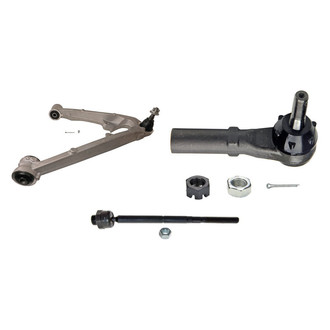 MOOG® - Front Passenger Side Lower Control Arm with Ball Joint and Tie Rod End Kit
