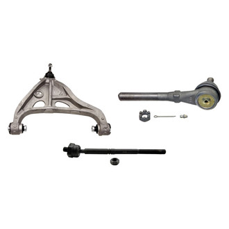 MOOG® - Front Passenger Side Lower Control Arm with Ball Joint and Tie Rod End Kit
