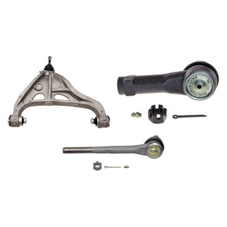 MOOG® - Front Passenger Side Lower Control Arm with Ball Joint and Tie Rod End Kit