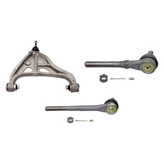 MOOG® - Front Passenger Side Lower Control Arm with Ball Joint and Tie Rod End Kit