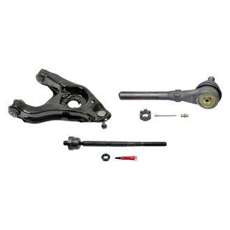 MOOG® - Front Passenger Side Lower Control Arm with Ball Joint and Tie Rod End Kit