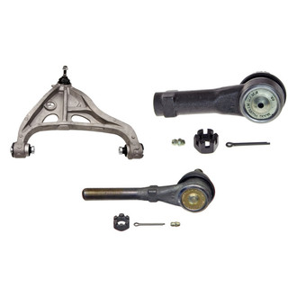MOOG® - Front Passenger Side Lower Control Arm with Ball Joint and Tie Rod End Kit