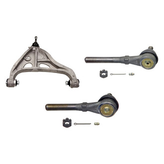 MOOG® - Front Passenger Side Lower Control Arm with Ball Joint and Tie Rod End Kit