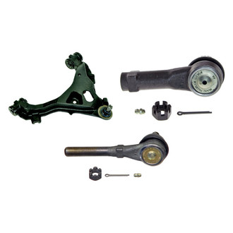 MOOG® - Front Passenger Side Lower Control Arm with Ball Joint and Tie Rod End Kit