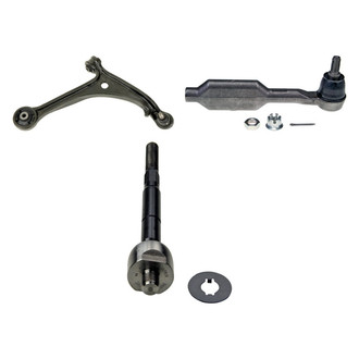 MOOG® - Front Passenger Side Lower Control Arm with Ball Joint and Tie Rod End Kit