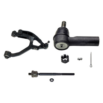MOOG® - Front Passenger Side Lower Control Arm with Ball Joint and Tie Rod End Kit