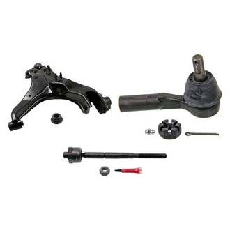 MOOG® - Front Passenger Side Lower Control Arm with Ball Joint and Tie Rod End Kit