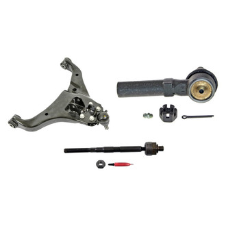 MOOG® - Front Passenger Side Lower Control Arm with Ball Joint and Tie Rod End Kit