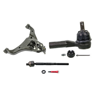 MOOG® - Front Passenger Side Lower Control Arm with Ball Joint and Tie Rod End Kit