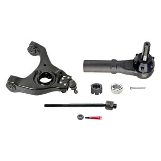 MOOG® - Front Passenger Side Lower Control Arm with Ball Joint and Tie Rod End Kit