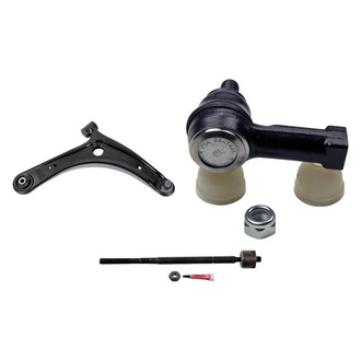 MOOG® - Front Passenger Side Lower Control Arm with Ball Joint and Tie Rod End Kit