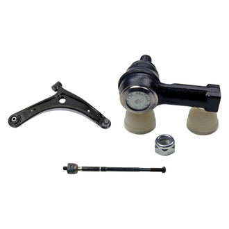 MOOG® - Front Passenger Side Lower Control Arm with Ball Joint and Tie Rod End Kit