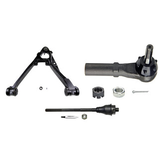 MOOG® - Front Passenger Side Lower Control Arm with Ball Joint and Tie Rod End Kit