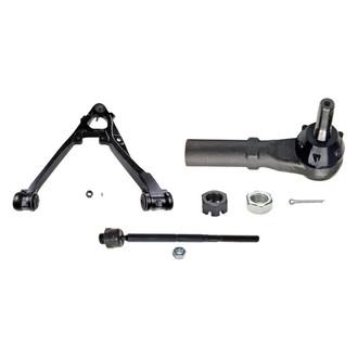 MOOG® - Front Passenger Side Lower Control Arm with Ball Joint and Tie Rod End Kit