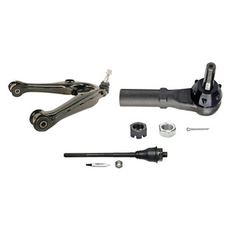 MOOG® - Front Passenger Side Lower Control Arm with Ball Joint and Tie Rod End Kit