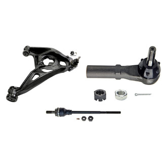MOOG® - Front Passenger Side Lower Control Arm with Ball Joint and Tie Rod End Kit