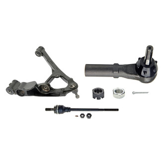 MOOG® - Front Passenger Side Lower Control Arm with Ball Joint and Tie Rod End Kit