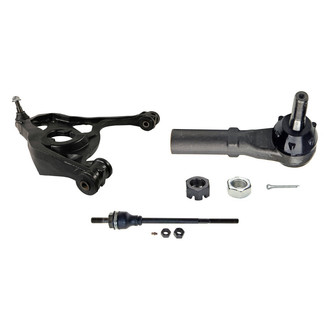 MOOG® - Front Passenger Side Lower Control Arm with Ball Joint and Tie Rod End Kit
