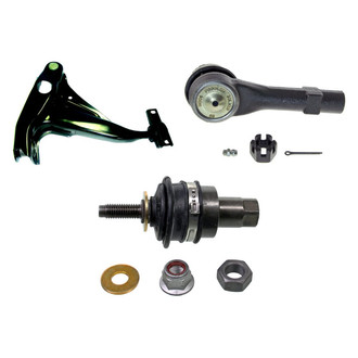 MOOG® - Front Passenger Side Lower Control Arm with Ball Joint and Tie Rod End Kit