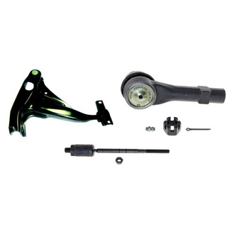 MOOG® - Front Passenger Side Lower Control Arm with Ball Joint and Tie Rod End Kit