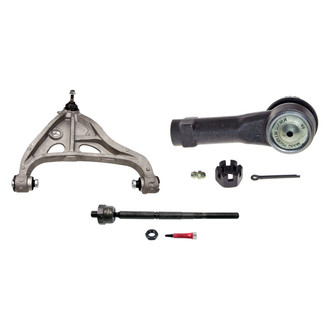 MOOG® - Front Passenger Side Lower Control Arm with Ball Joint and Tie Rod End Kit